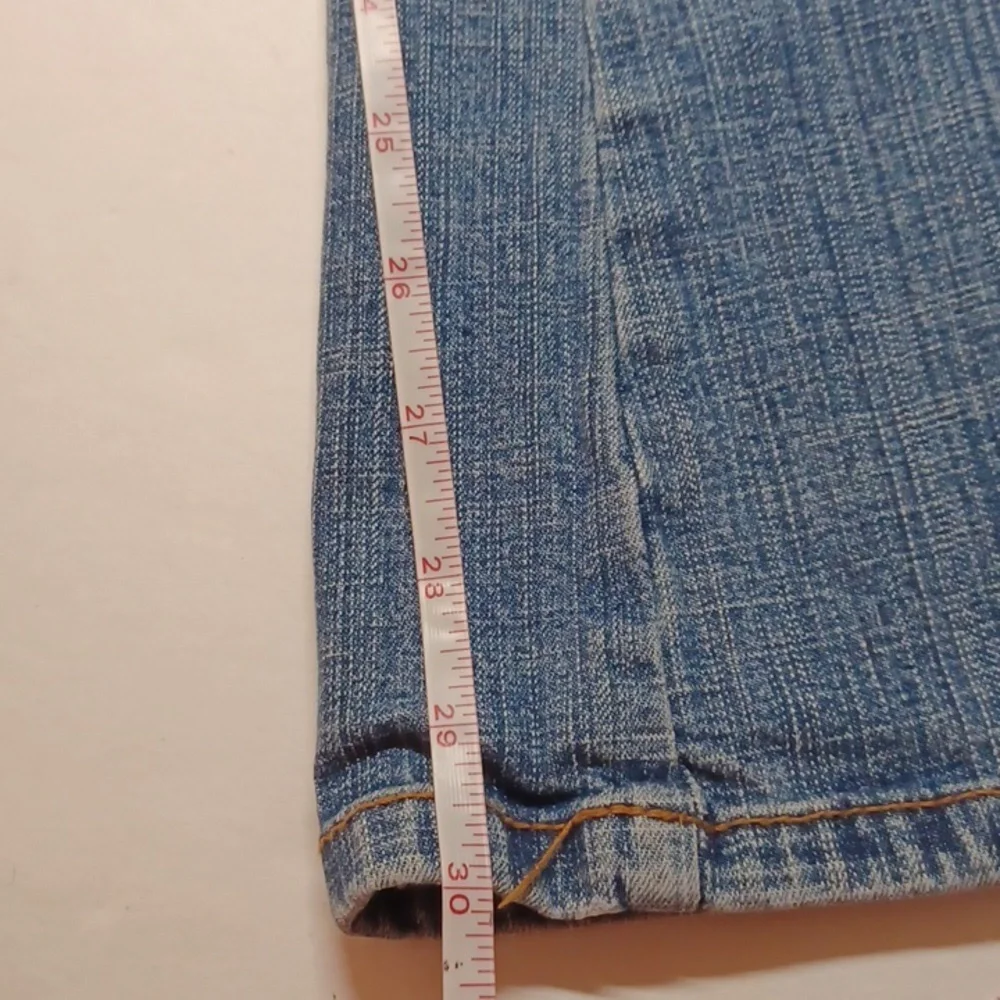 SO flare juniors size 11 Average jeans top yellow stitches boot cut - Picture 9 of 10